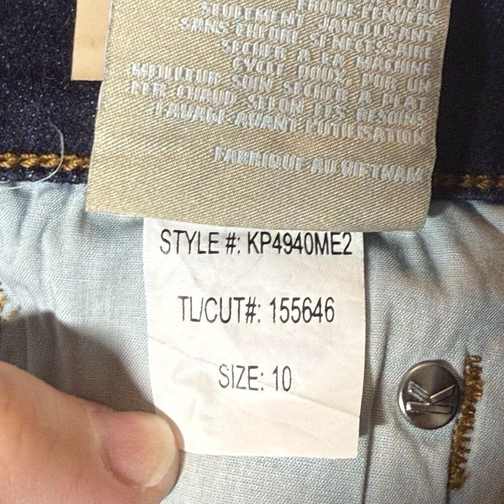 Kut From the Kloth Women's Catherine Boyfriend Cut Blue Denim Jeans Size 10 - Picture 16 of 16